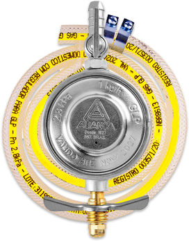 Kit regulador de gás 1kg/h